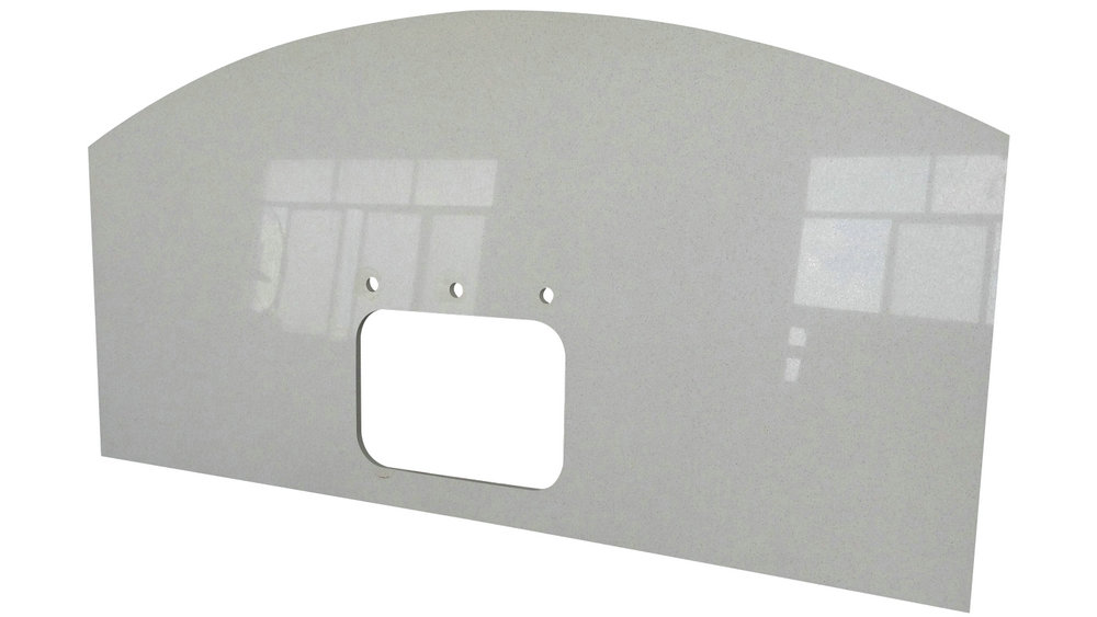 CT004-Ice Cold White Quartz Countertop